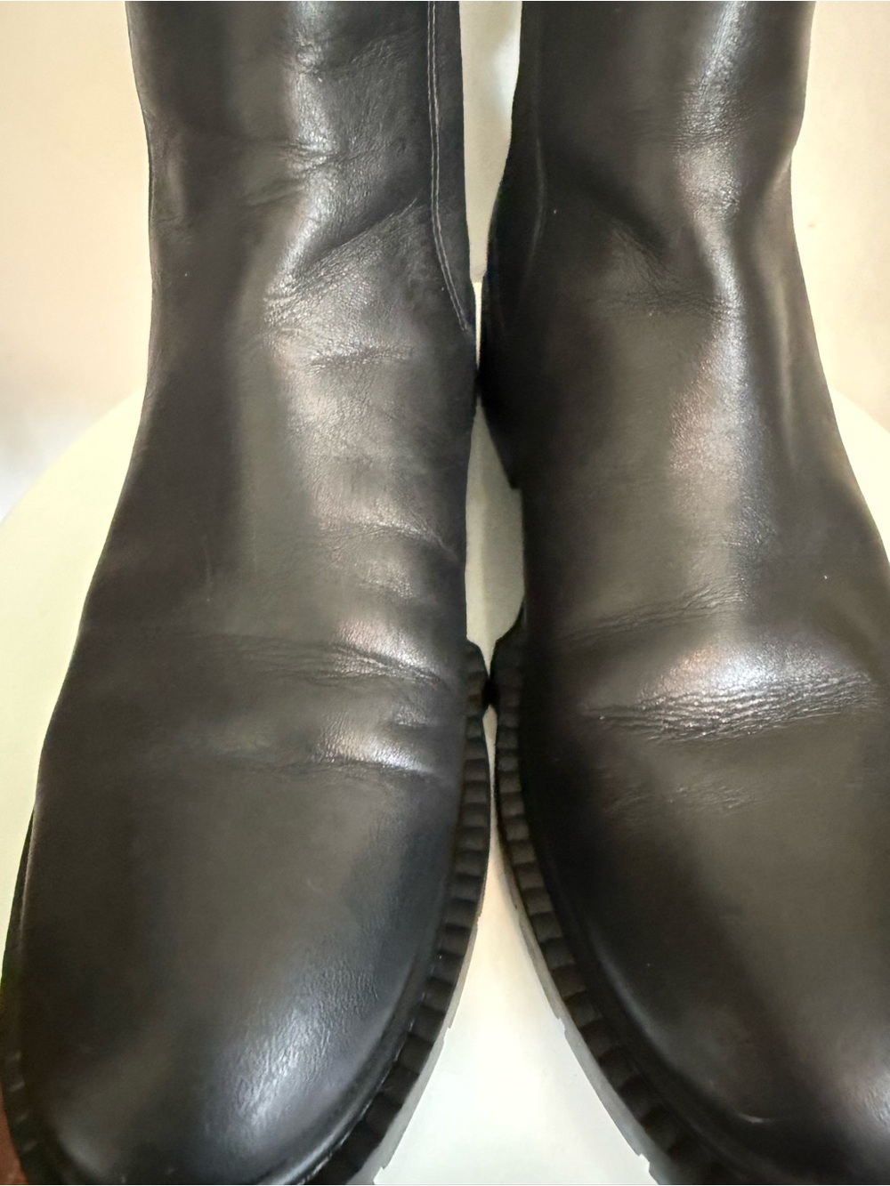 Coach Lyden Bootie. Black Leather Chelsea Ankle Boot for Women - Picture 5 of 7